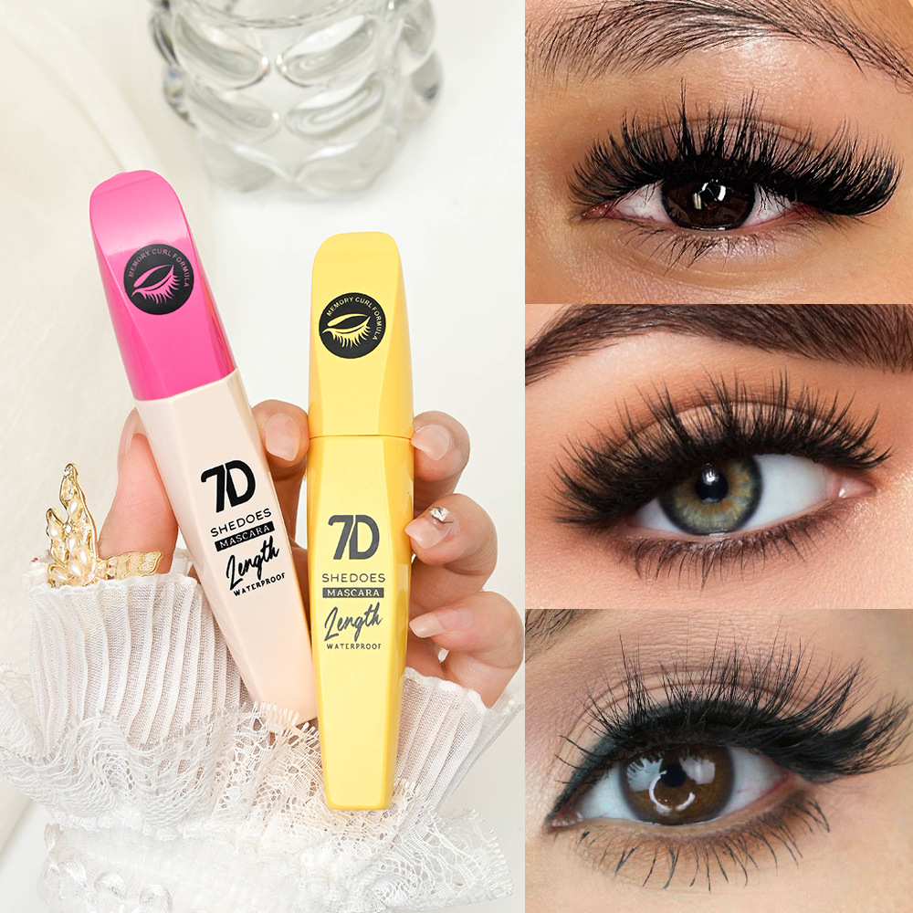 Wholesale Shedoes Slender Long Curly Thick Tricol Tube 7D Mascara