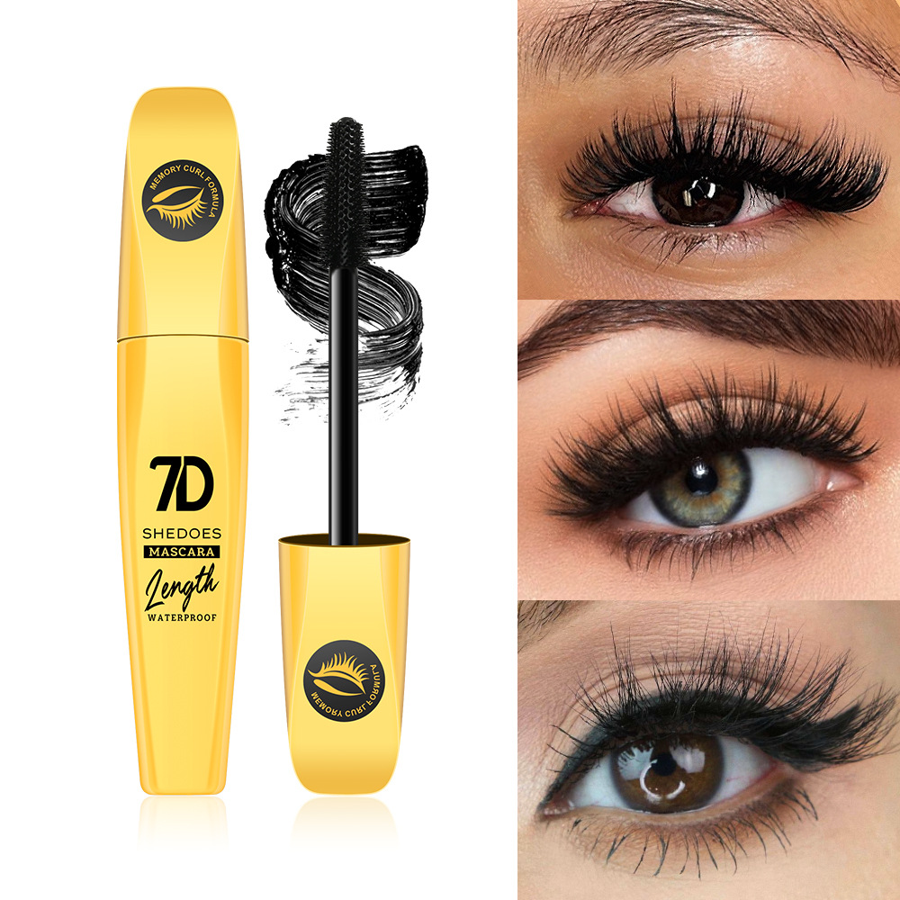 Wholesale Shedoes Slender Long Curly Thick Tricol Tube 7D Mascara