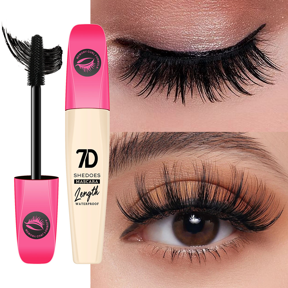 Wholesale Shedoes Slender Long Curly Thick Tricol Tube 7D Mascara