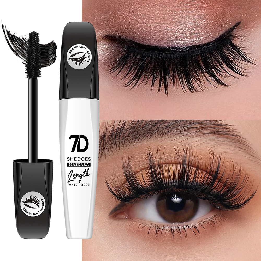Wholesale Shedoes Slender Long Curly Thick Tricol Tube 7D Mascara
