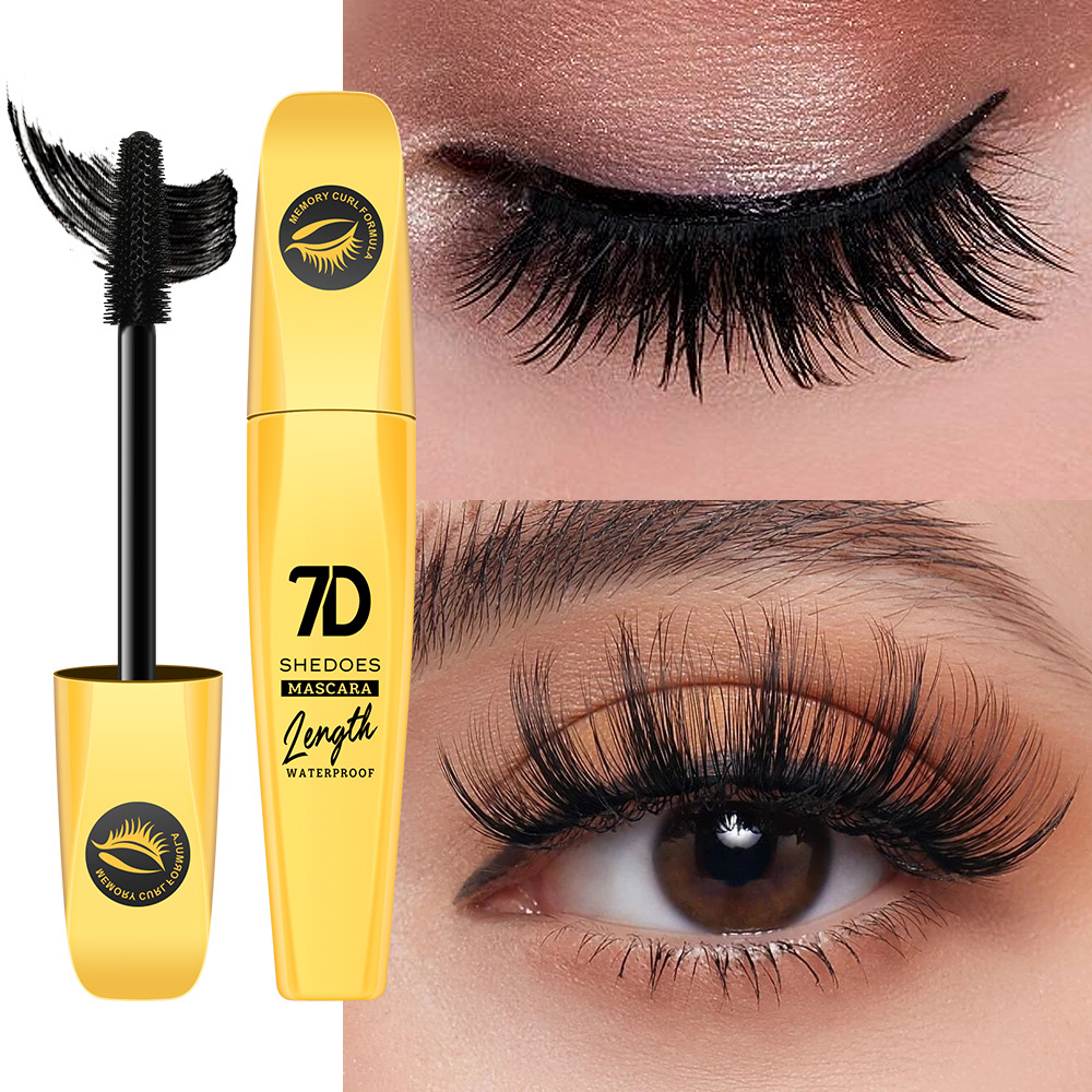 Wholesale Shedoes Slender Long Curly Thick Tricol Tube 7D Mascara
