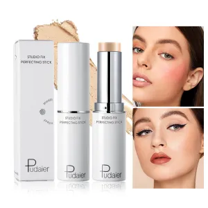 Pudaier18 Color Face Repair Stick Makeup Highlight Stick Covering Dark Circles And Pockmark Brightening Foundation Stick