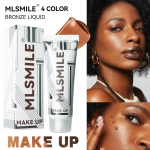 Mlsmile Tanning Essence Bronze Sun-Free Natural Black Face Finishing Waterproof Moisturizing Tanning Cream