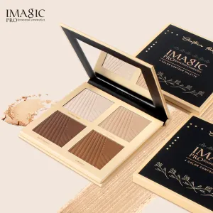 IMAGIC Four-Color Makeup Plate Makeup Waterproof Long-Lasting Nose Silhouette Hairline Filling Powder Makeup