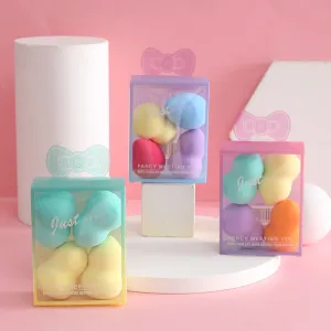 Beauty Egg Dry And Wet Dual-Use Set Makeup Egg Non-Latex Water Drops Slanted Gourd Powder Puff Makeup Egg