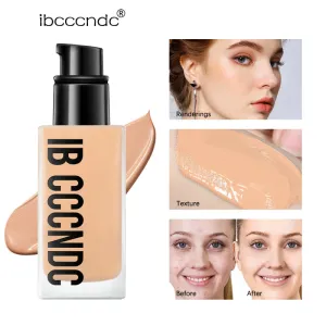 Ibcccndc Flawless Liquid Foundation Natural Lasting Concealer Foundation Liquid Foundation