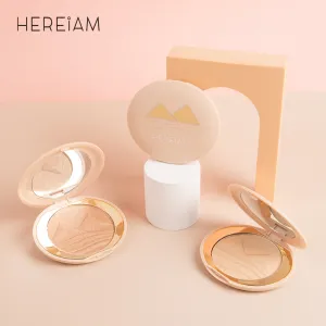 Hereiam Sculpting High Glow Powder Stereo Facels Brightening Clavicle Monochrome High Glow Diamond Glitter Powder Makeup
