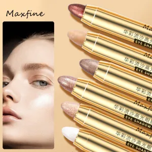 Make-Up Maxfine High-Gloss Eye Shadow Pen Set Repair Without Logo Pearlescent Brightening Without Blooming