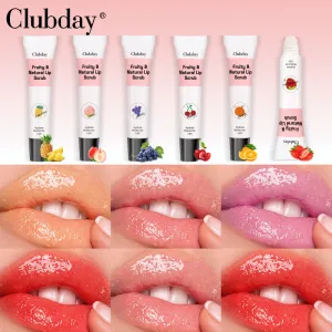 Clubday Moisturizing Lip Gloss Natural Long-Lasting Fruit Flavor Water Mirror Lip Primer