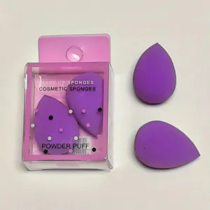 Mini huevo de maquillaje de belleza Borla para polvos secos y húmedos Súper suave Sin polvos Maquillaje de belleza Huevo de maquillaje