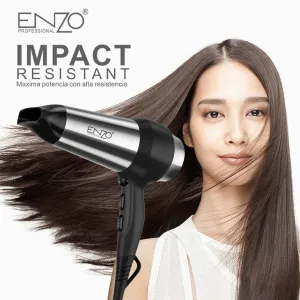 Enzo Enzo Spiral Wire Single Set Air Mouth Cold And Hot Air Barber Shop Ac Motor Barber Shop Electric Hair Dryer