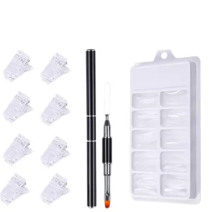 Nee Jolie Nail Art Solid Extension Glue Tool Set Paper-Free Holder Extension Crystal Model Extension Glue Tool