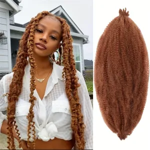 Wig Dirty Braid Big Caterpillar Crochet Hair African Twisted Hair Natural Emulation Screw Texture Multicolor Braided Hair
