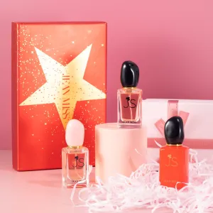 Jeanmiss Life Love WomenS Perfume Set Red Charm Fresh And Lasting Floral Scent ValentineS Day Gift