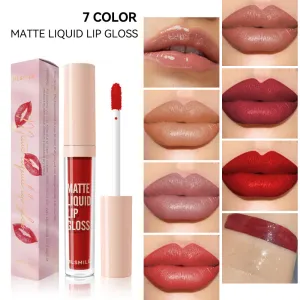 Matte Non-Stick Cup Lip Glaze Waterproof Non-Fading Liquid Lipstick Moisturizing Lip Primer
