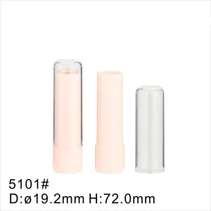 E5101# Round Tube Lipstick Tube Cosmetic Lipstick Tube Lip Tube Custom Makeup Plastic Tube