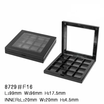 E8729# Multicolor Eye Shadow Box Practical Eye Shadow Plate Custom Makeup Box