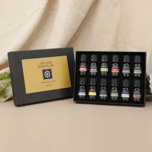 Juego de aceites esenciales de aromaterapia de 10 ml para humidificador