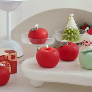 Vela en forma de manzana, aromaterapia, caja de regalo, regalo de acompañamiento, nuevo regalo de cumpleaños, vela de aromaterapia de manzana simulada