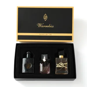 Set de regalo de perfume de mujer de tres piezas Fragancia ligera, fresca y duradera