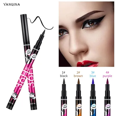 Yanqina Yan Qina Multicolor Eyeliner 36H Makeup Waterproof Sweat-Proof Quick-Drying Eyeliner Makeup