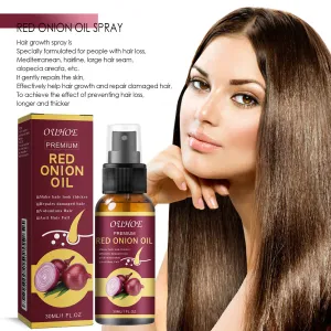 Uhoe Onion Hair Essential Oil Hair Thick, Flexible, Tough, Anti-Falling, Solid Hair Moisturizing Hair Care Spray