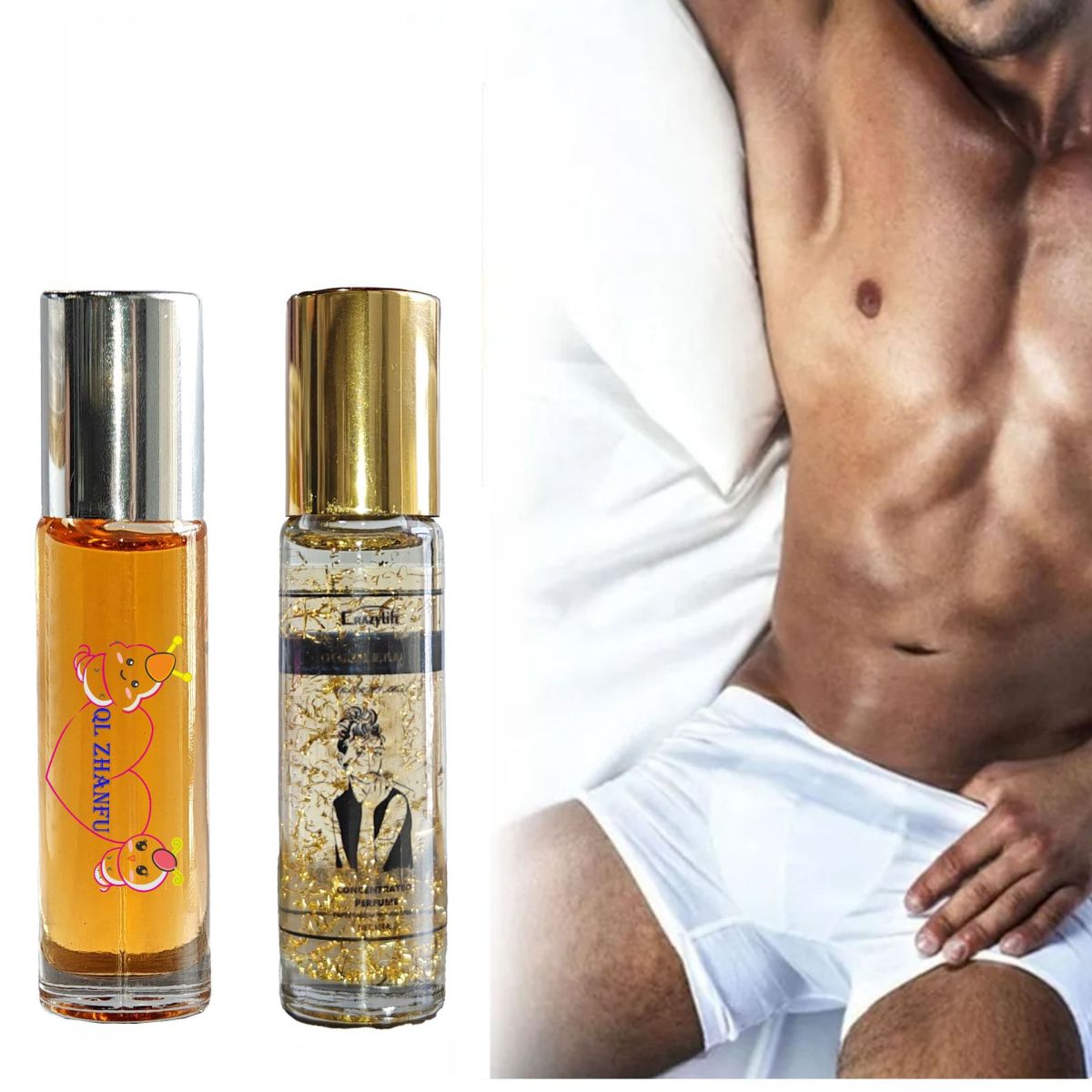 Wholesale Crazylife Pheromones Perfume Coffee Gold Foil Perfume