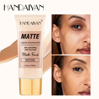 Handaiyan Concealer Holding Makeup Foundation Liquid Women Brightening Foundation Cream Natural Concealer