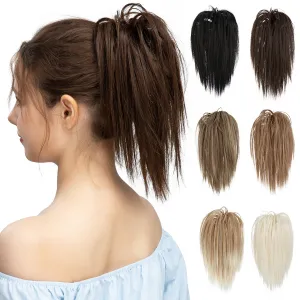 Wig Hairpin Women'S Headwear Long Wharf High Temperature Wire Grab Hairband Short Ponytail Hair Bag Hair