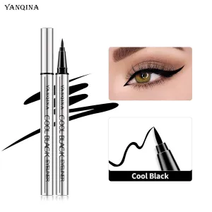 Yanqina Yan Qina Cool Black Eyeliner Pen Quick-Drying Waterproof Makeup Holding Eyeliner Pen Beginner Makeup