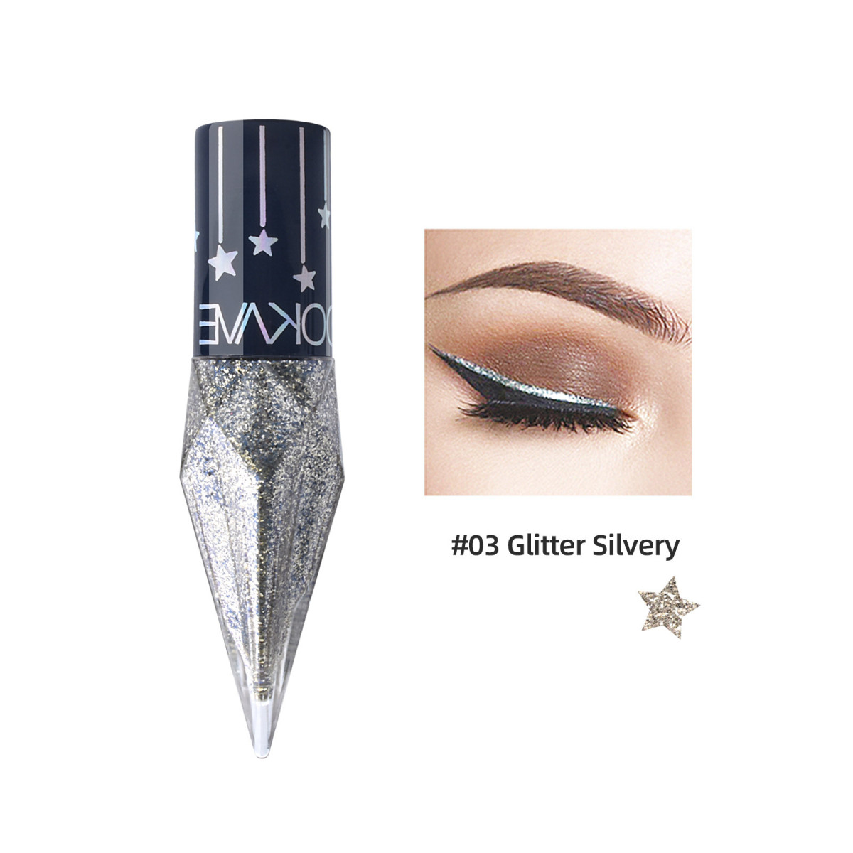 Wholesale Lookave Single Diamond Glitter Eyeliner