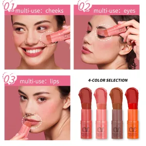 Blush Rouge Bar Lip Cheek Full Face Available Jelly Blush Red Lip Mud Lip Gloss
