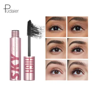 Pudaier Mascara Waterproof Sweat-Proof No Blooming No Makeup Long Curled Thick Eyelashes