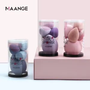 Maange 5 Canned Beauty Egg Cosmetics Sponge Egg Non-Latex Powder Puff