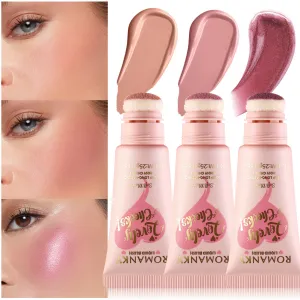 Liquid Blush Stick Pearlescent Soft Delicate Creamy Makeup Velvet Matte Blush