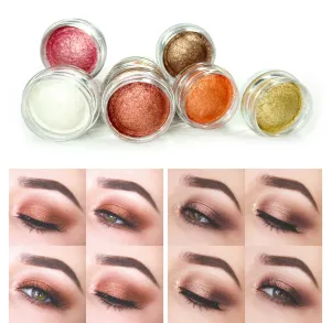 Lookave Crystal Cui Shines Multicolor Eye Shadow Mud Color Quick-Drying Waterproof Easy-To-Faint Liquid Eye Shadow Powder Makeup