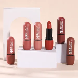 Lipstick Matte Fog Lipstick Not Easy To Stick Cup Waterproof Lipstick Suit Bullet Lipstick