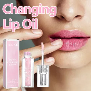 Eelhoe Color Changing Lip Oil Desalination And Finishing Lip Fine Line Moisturizing And Moisturizing Anti-Dry Cracking Color Changing Lip Care