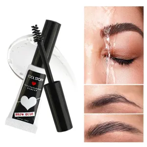 Cool Story Eyebrow Glue Eyebrow Styling Glue Transparent Wild Eyebrow Paste Modeling Natural Long-Lasting Waterproof