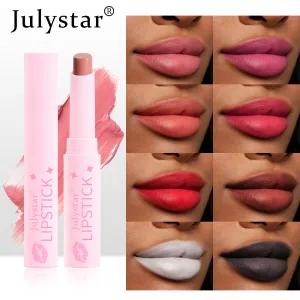 Rouge à lèvres mat velours Julystar : un maquillage beauté longue tenue et résistant aux frottements. Rouge à lèvres noir hydratant longue tenue Cup Chi.