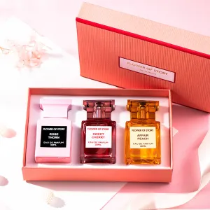Flower Story Women'S Perfume Suit Lasting Fresh And Light Fragrance Gift Box Perfume