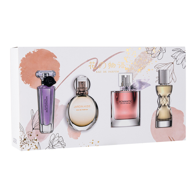 Wholesale The Story Of Flowers Women'S Perfume Gift Box Four-Piece Set Wholesale The Story Of Flowers Women'S Perfume Gift Box Four-Piece Set