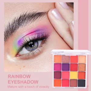 Miss Lara Colorful Starry Sky 16 Color Eye Shadow Plate Matte Pearlescent Mashed Potato Eye Shadow Tiktok Makeup