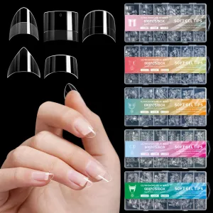 Manicure Piece Ultra-Short Non-Engraving And Grinding Seamless Frosted Fake Finger 600Pcs Nail Piece