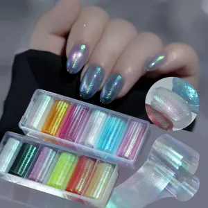 Spring And Summer Magic Silk Mesh Nail Art Exquisite Three-Dimensional Multicolor Mesh Fish Scale Pattern Nail Art Nail Art Material