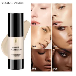 Young Vision Press Foundation Liquid Matte Kong Oil Fang Water Is Not Easy To Take Off Makeup Repair Concealer Foundation