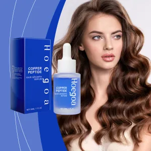 Hoegoa Copper Peptide Dense Hair Essence Nourishes The Hair Root Of The Scalp To Prevent Fell-Off And Solid Hair Repair Fluffy And Tough Hair