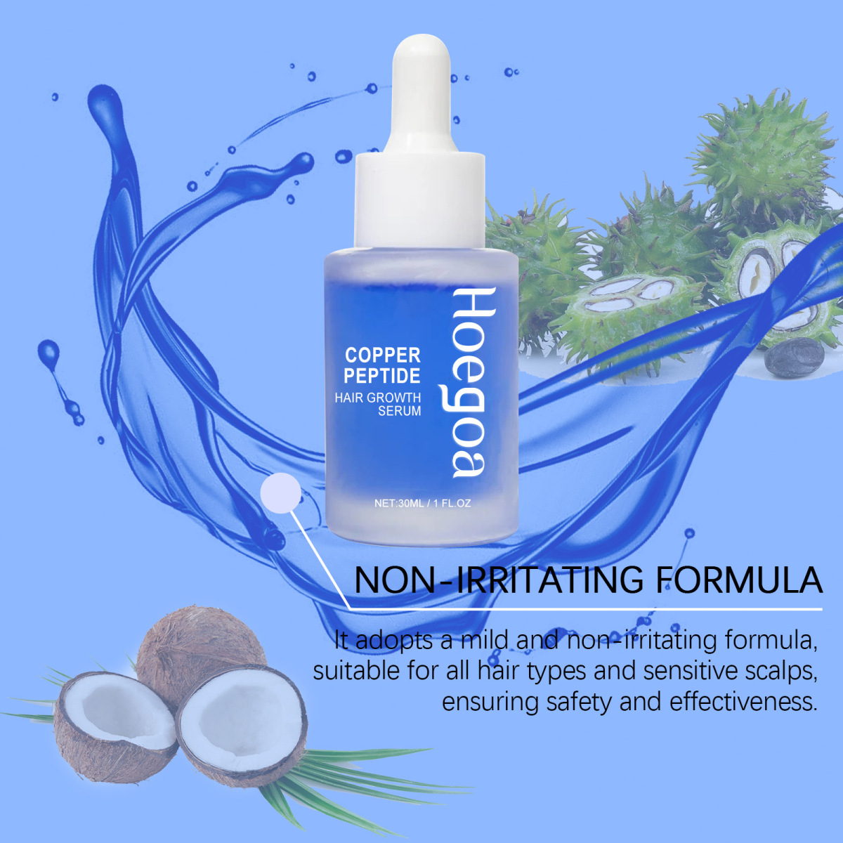 Wholesale Hoegoa Copper Peptide Dense Hair Essence Nourishes The
