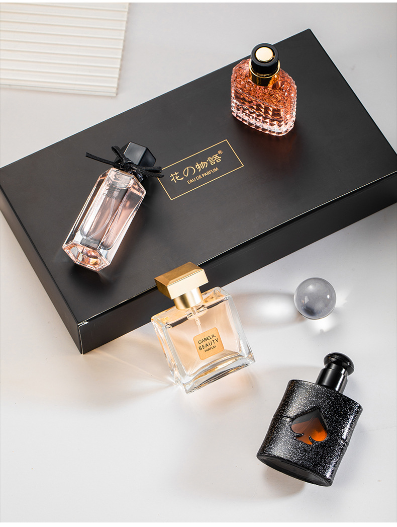 Wholesale Women'S Perfume Suit Gift Box Four-Piece Set Fresh And