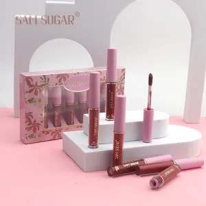 Sam Sugar 6 Color Lip Color Gift Box Suit Matte Non-Stick Cup Matte Velvet Easy To Color Lipstick Lip Color Glaze